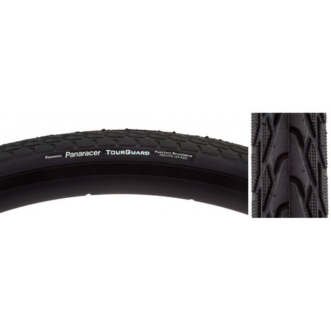Tires Pan Tourguard 700X25 Wire Bk/Bk