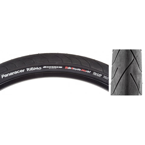 Tires Pan Ribmo Protite 26X2.0 Wire Bk/Blk