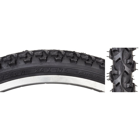 Tires Sunlt 24X1.75 Bk/Bk Alphabite K831 Wire