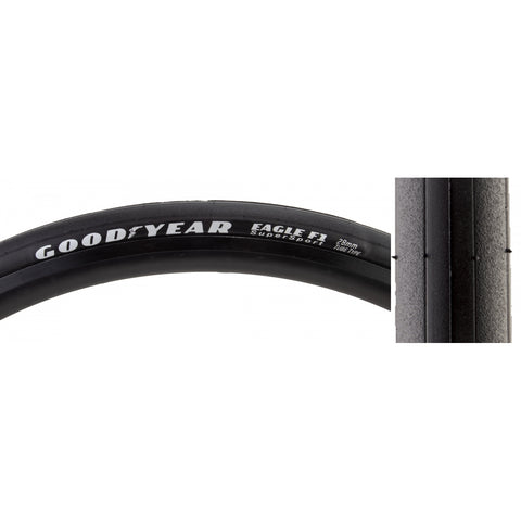 Goodyear, Eagle F1 SuperSport, Tire, 700x28C, Folding, Clincher, Dynamic:GSR, R:Shield, 120TPI, Black