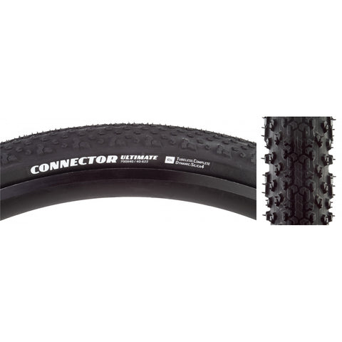 Goodyear, Connector, Tire, 700x40C, Folding, Tubeless Ready, Dynamic:A/T, Ultimate, 120TPI, Black