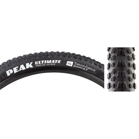 Goodyear, Peak, Tire, 29''x2.25, Folding, Tubeless Ready, Dynamic:A/T, Ultimate, 120TPI, Black