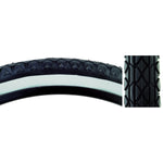 Tires Sunlt 26X2.125 Bk/Wh Cruiser V52 Fold-Cb/30 65Psi