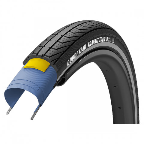 TIRE GOODYEAR TRANSIT TOUR 700x50 BK/REF WIRE DYC