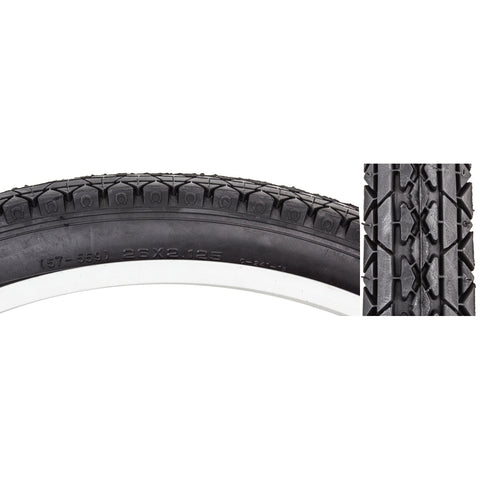 Tires Sunlt 26X2.125 Cst241 Bk/Blk Cruiser Wire