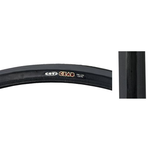 Tires Cstp Czar 700X23 Bk/Bk 120Lb Wire