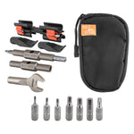 Tool Multi Fixit Sticks Replaceable Commuter Kit Bracket/8-Bits/Tire-Levers/15Mm-Wrench/Case