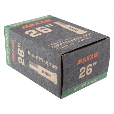 Maxxis, Welter Weight, Tube, Schrader, Length: 48mm, 26'', 1.50-2.50