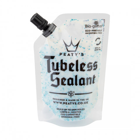 Tire Sealer Peatys Tubeless 120Ml Trail Pouch/Each