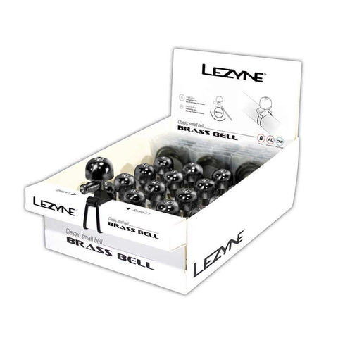 Lezyne, Classic Brass, Bell, Black/Black, Small, 16pcs