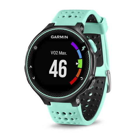 Garmin, Forerunner 235, Watch, Watch Color: Black/ Frost Blue, Wristband: Frost Blue - Silicone, 010-03717-48