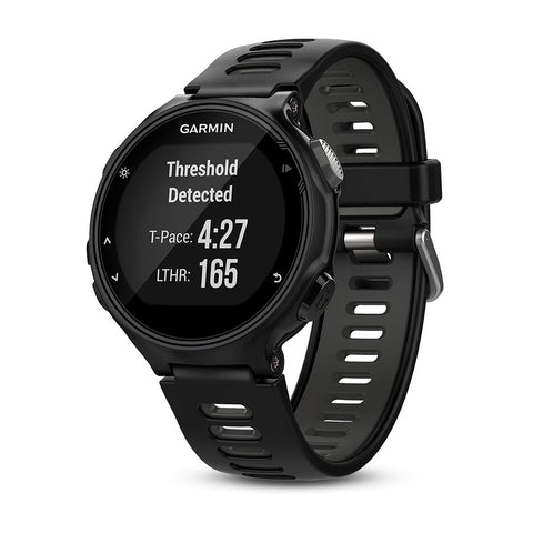 Garmin, Forerunner 735XT, Watch, Watch Color: Black, Wristband: Black/ Grey - Silicone, 010-01614-00