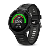 Garmin, Forerunner 735XT, Watch, Watch Color: Black, Wristband: Black/ Grey - Silicone, 010-01614-00