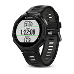 Garmin, Forerunner 735XT, Watch, Watch Color: Black, Wristband: Black/ Grey - Silicone, 010-01614-00