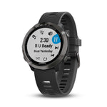 Garmin, Forerunner 645M, Watch, Watch Color: Slate Grey, Wristband: Slate - Silicone - L, 010-01863-22