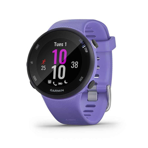 Garmin, Forerunner 45 Small, Watch, Watch Color: Purple, Wristband: Purple - Silicone, 010-02156-01