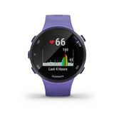 Garmin, Forerunner 45 Small, Watch, Watch Color: Purple, Wristband: Purple - Silicone, 010-02156-01