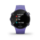 Garmin, Forerunner 45 Small, Watch, Watch Color: Purple, Wristband: Purple - Silicone, 010-02156-01