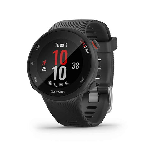 Garmin, Forerunner 45 Small, Watch, Watch Color: Black, Wristband: Black - Silicone, 010-02156-02