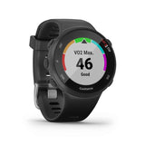 Garmin, Forerunner 45 Small, Watch, Watch Color: Black, Wristband: Black - Silicone, 010-02156-02