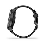 Garmin, Venu, Watch, Watch Color: Black, Wristband: Black - Silicone, 010-02173-11