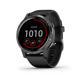 Garmin, vivoactive 4, Watch, Watch Color: Black, Wristband: Black - Silicone, 010-02174-11