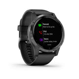 Garmin, vivoactive 4, Watch, Watch Color: Black, Wristband: Black - Silicone, 010-02174-11