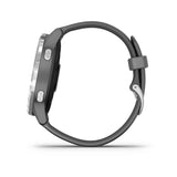 Garmin, vivoactive 4, Watch, Watch Color: Grey, Wristband: Grey - Silicone, 010-02174-01