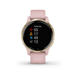 Garmin, vivoactive 4S, Watch, Watch Color: Dust Rose, Wristband: Dust Rose - Silicone, 010-02172-31