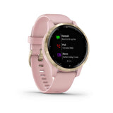 Garmin, vivoactive 4S, Watch, Watch Color: Dust Rose, Wristband: Dust Rose - Silicone, 010-02172-31