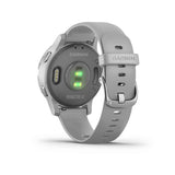 Garmin, vivoactive 4S, Watch, Watch Color: Powder Grey, Wristband: Powder Grey - Silicone, 010-02172-01