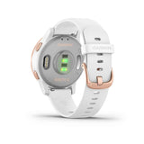 Garmin, vivoactive 4S, Watch, Watch Color: White, Wristband: White - Silicone, 010-02172-21