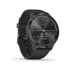 Garmin, vivomove 3, Watch, Watch Color: Slate, Wristband: Black - Silicone, 010-02239-01