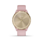 Garmin, vivomove 3S, Watch, Watch Color: Champagne, Wristband: Champagne - Silicone, 010-02238-01