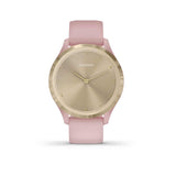 Garmin, vivomove 3S, Watch, Watch Color: Champagne, Wristband: Champagne - Silicone, 010-02238-01