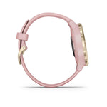 Garmin, vivomove 3S, Watch, Watch Color: Champagne, Wristband: Champagne - Silicone, 010-02238-01