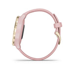 Garmin, vivomove 3S, Watch, Watch Color: Champagne, Wristband: Champagne - Silicone, 010-02238-01