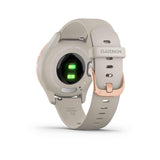 Garmin, vivomove 3S, Watch, Watch Color: Tundra, Wristband: Tundra - Silicone, 010-02238-02