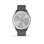 Garmin, vivomove 3S, Watch, Watch Color: Silver, Wristband: Silver - Silicone, 010-02238-00