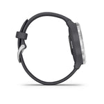 Garmin, vivomove 3S, Watch, Watch Color: Silver, Wristband: Silver - Silicone, 010-02238-00