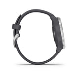 Garmin, vivomove 3S, Watch, Watch Color: Silver, Wristband: Silver - Silicone, 010-02238-00