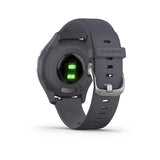Garmin, vivomove 3S, Watch, Watch Color: Silver, Wristband: Silver - Silicone, 010-02238-00