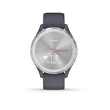 Garmin, vivomove 3S, Watch, Watch Color: Silver, Wristband: Silver - Silicone, 010-02238-00