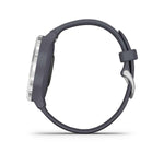 Garmin, vivomove 3S, Watch, Watch Color: Silver, Wristband: Silver - Silicone, 010-02238-00