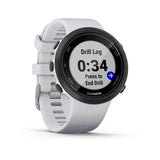 Garmin, Garmin Swim 2, Watch, Watch Color: White, Wristband: White - Silicone, 010-02247-01