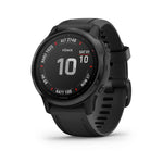 Garmin, fenix 6S Pro, Watch, Watch Color: Black, Wristband: Black - Silicone, 010-02159-13