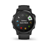 Garmin, fenix 6S Pro, Watch, Watch Color: Black, Wristband: Black - Silicone, 010-02159-13