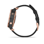 Garmin, fenix 6S, Sapphire, Watch, Watch Color: Rose Gold Tone, Wristband: Black - Nylon, 010-02159-36