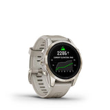 Garmin Fenix Epix Pro (Gen 2), 42mm, Sapphire, Soft Gold Steel, Light Sand