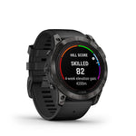 Garmin Fenix 7X Pro Sapphire Solar, Carbon Gray DLC Titanium w/Black Band